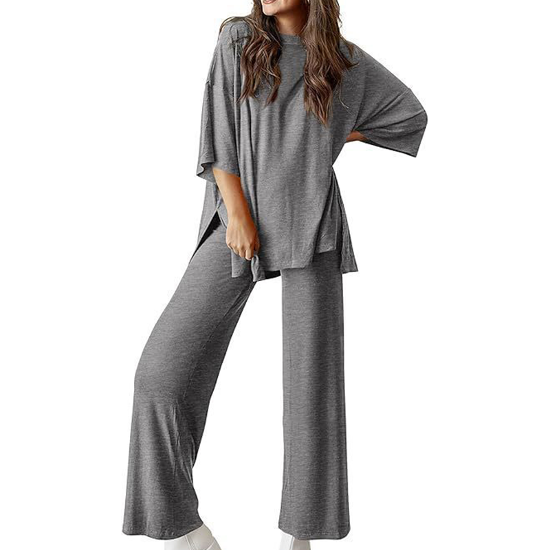 Metro Set – Relaxed Two-Piece Wide-Leg Outfit