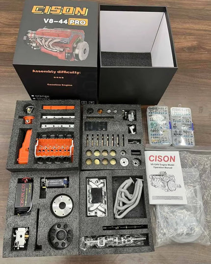 V8Craft - Kit di montaggio per modello di motore V8 meccanico