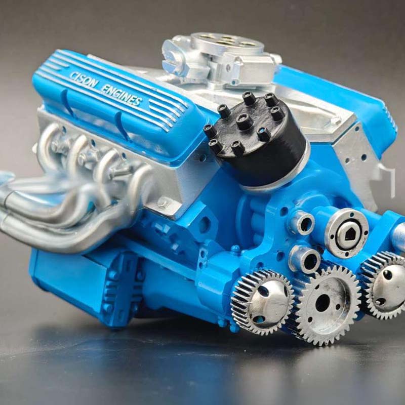 V8Craft - Kit di montaggio per modello di motore V8 meccanico