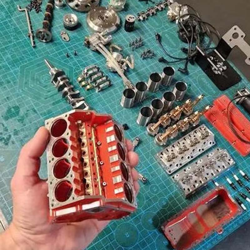 Kit modello meccanico di motore OHV V8 a blocco piccolo