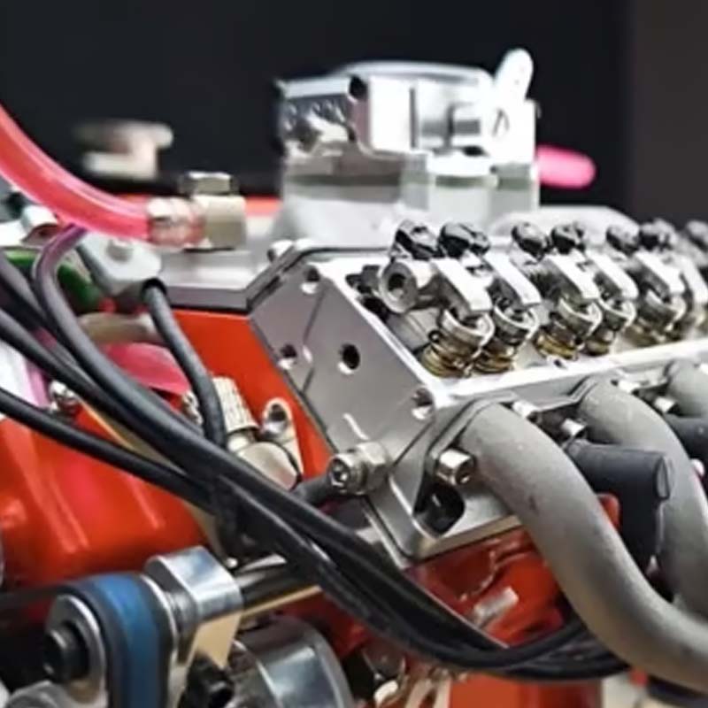 V8Craft - Kit di montaggio per modello di motore V8 meccanico